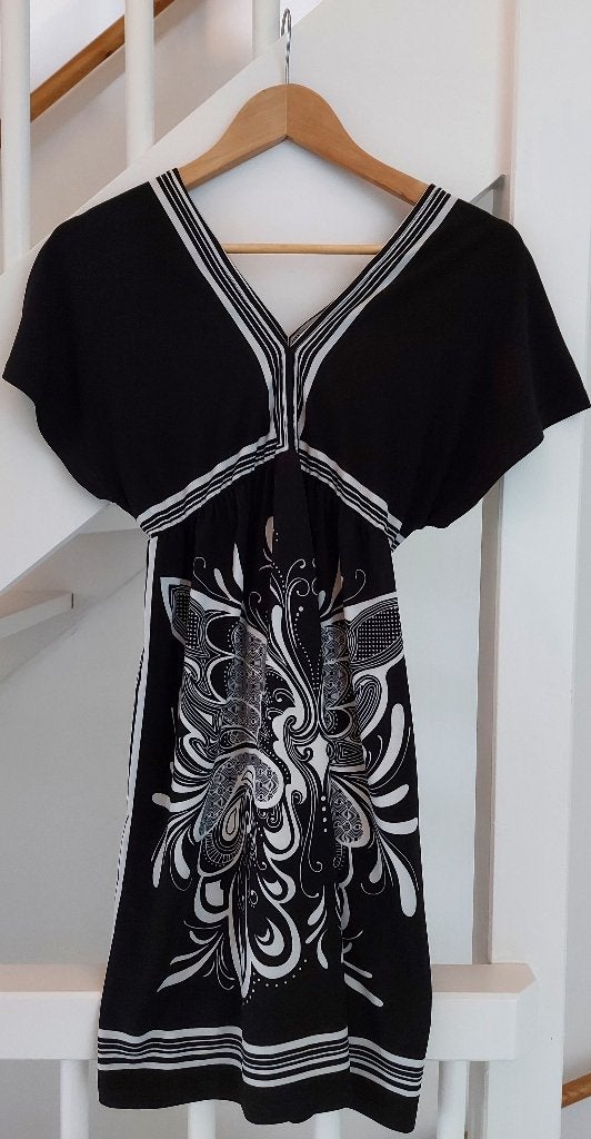 Tuniek zwart-wit met patronen van Lavand. één maat/one size, Kleding | Dames, Overige kleuren, Nieuw, Ophalen of Verzenden, Maat 36 (S)