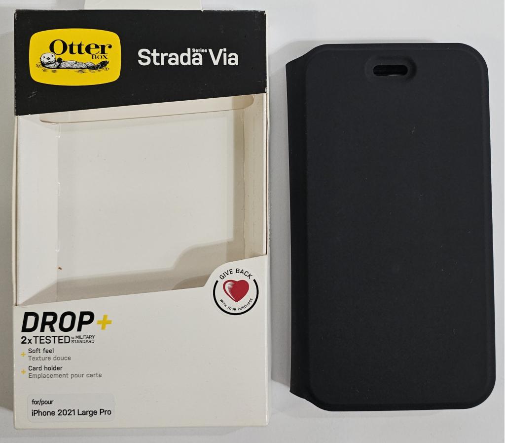 OtterBox Strada Via - iPhone 13 Pro - Zwart - Retourdeal, Niet ingevuld, Zwart, IPhone 13 Pro, Overige typen