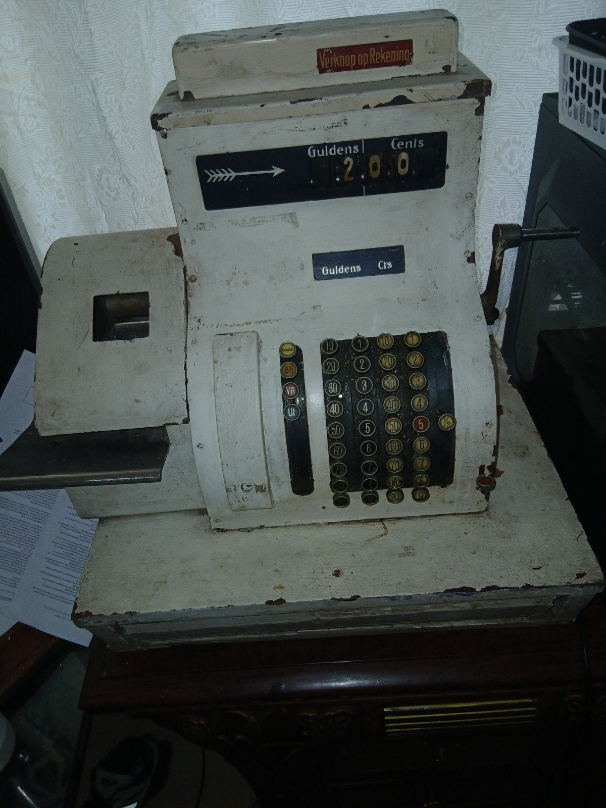 Vintage Kassa - Compleet en Volledig Werkend, Antiek en Kunst, Ophalen