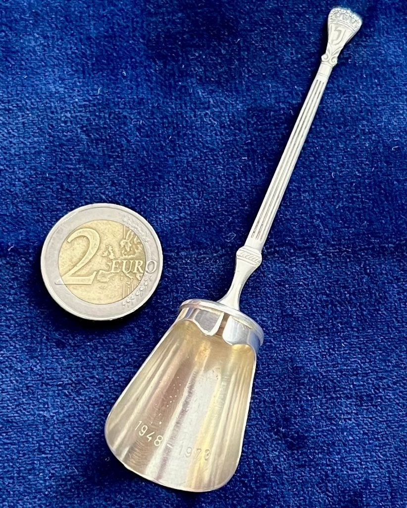 Suikerschep Sola 100, KLM-Logo, Juliana Jubileum 1948-1973, Ophalen of Verzenden, Gebruikt, Overige typen