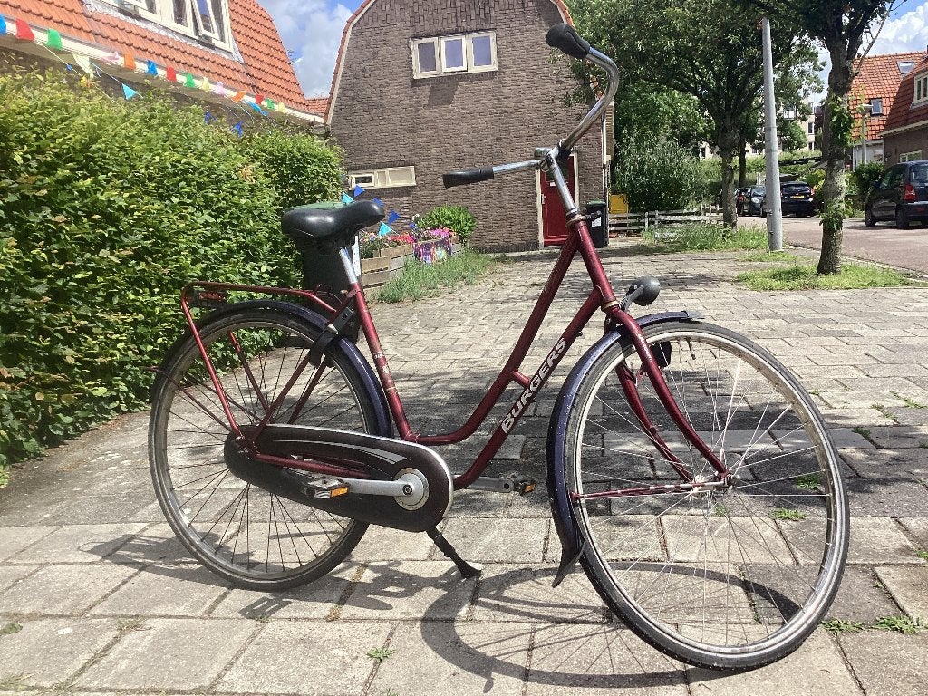 Dames fiets, Terugtraprem, Ophalen of Verzenden, Handrem, 53 tot 56 cm
