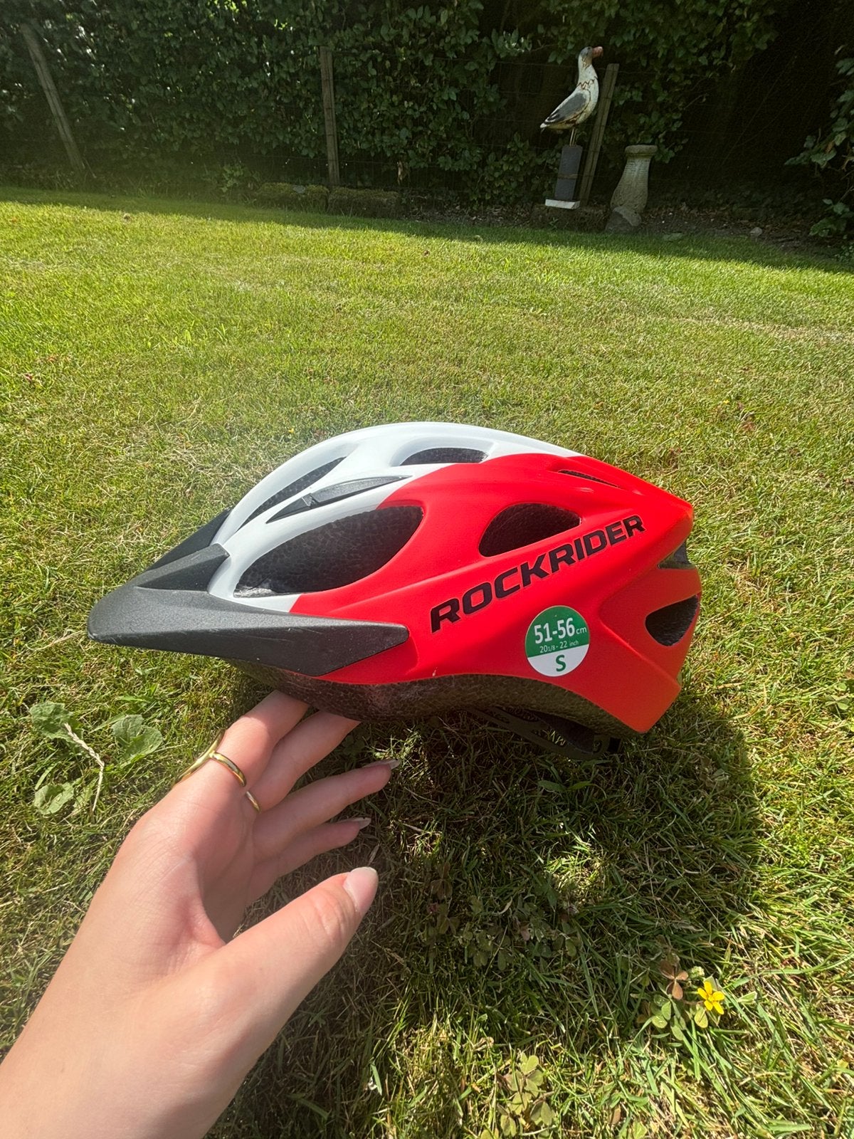 Fietshelm S Rockrider 51-56 cm, Fietsen en Brommers, Fietsaccessoires | Fietshelmen, Ophalen, Nieuw, S, Jongen of Meisje