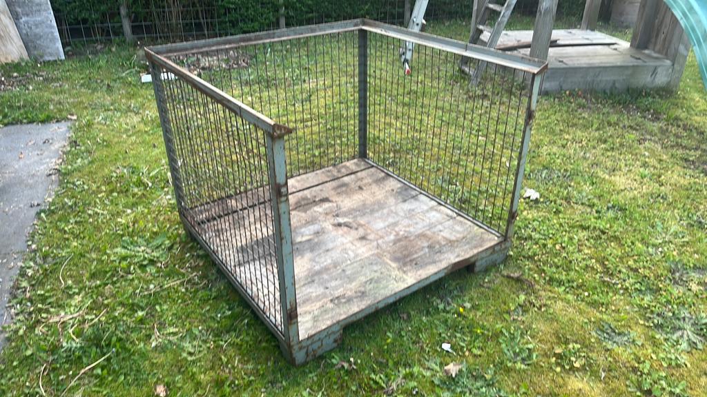 Gaascontainer / Gitterbox, Doe-het-zelf en Verbouw, Kratten en Dozen, Ophalen, Gebruikt, 100 cm of meer, 60 cm of meer