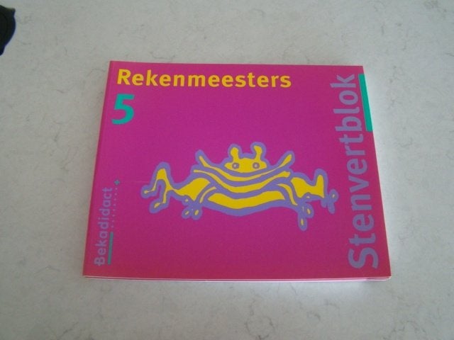 Stenvert Rekenen Rekenmeesters 5 werkboek groep 7 / NIEUW, Boeken, Overige vakken, Nieuw, Ophalen of Verzenden, Bekadidact