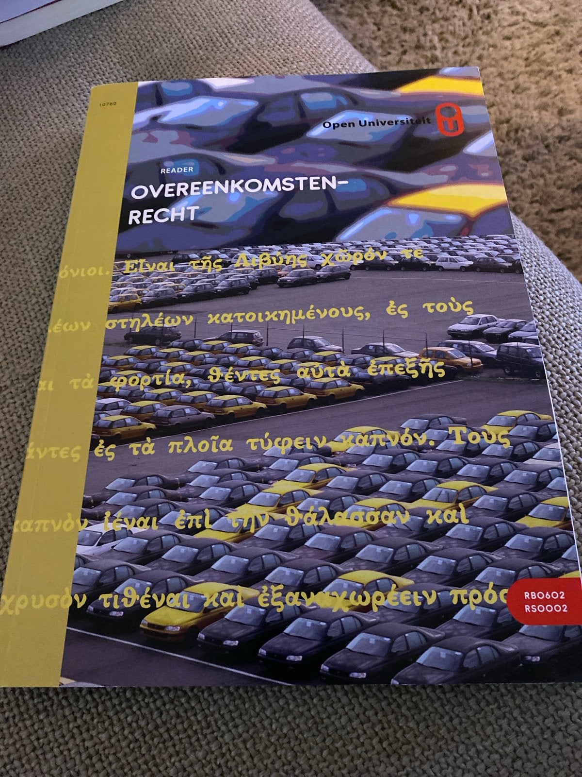 Reader Overeenkomstenrecht - Open Universiteit, Boeken, Ophalen of Verzenden, Gamma, Gelezen, WO
