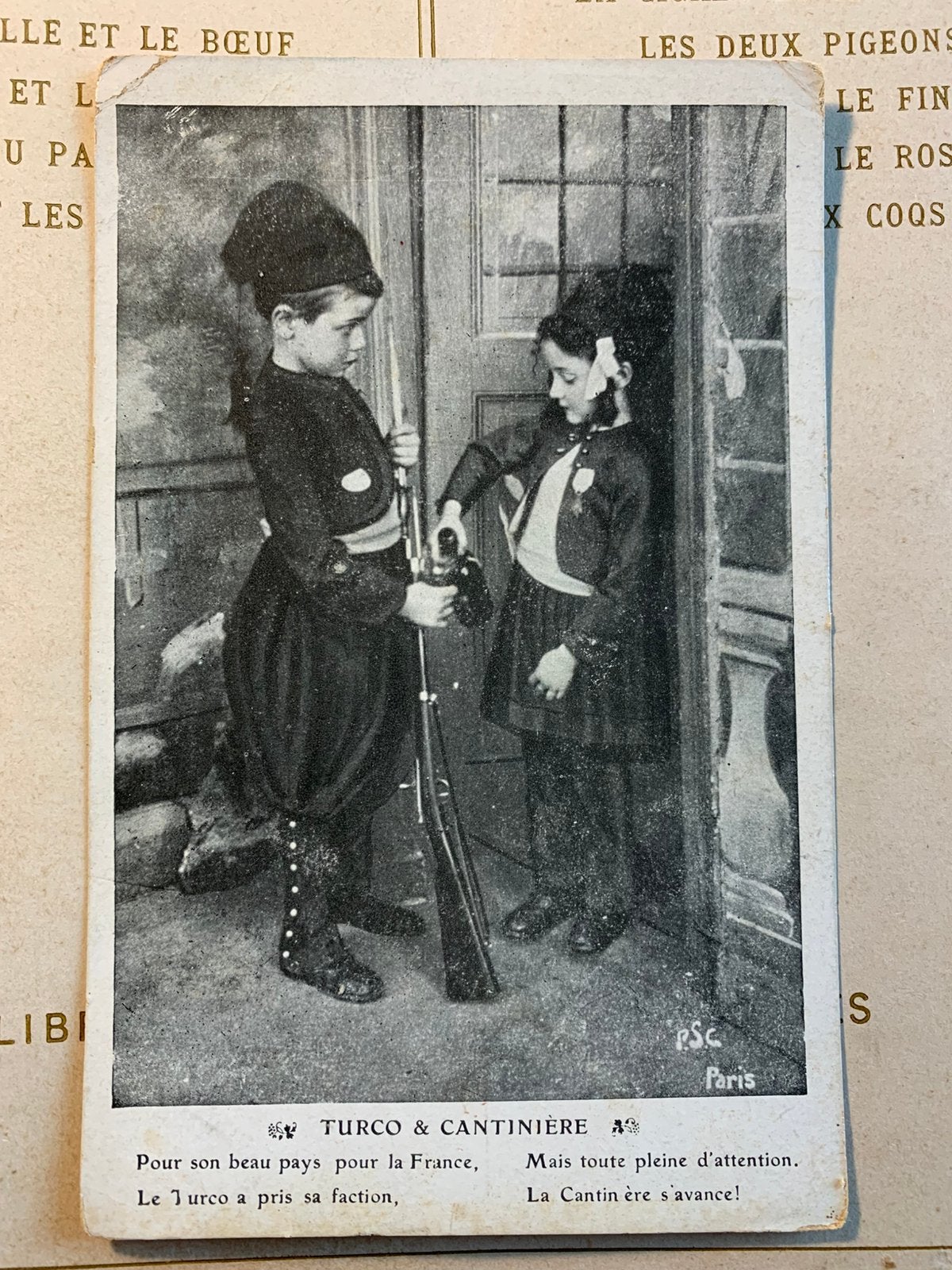 Turco & Cantinière - militair (VB), Ophalen of Verzenden, Voor 1920, Gelopen, Kinderen