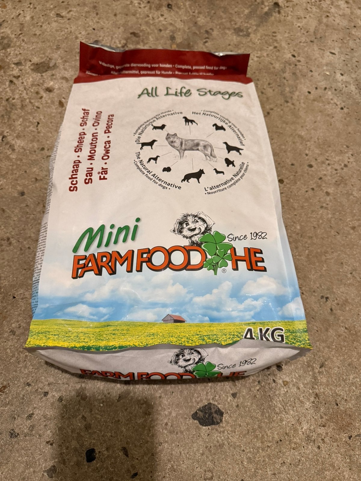 2 x farm food Schaap mini 4kg, Ophalen, Hond