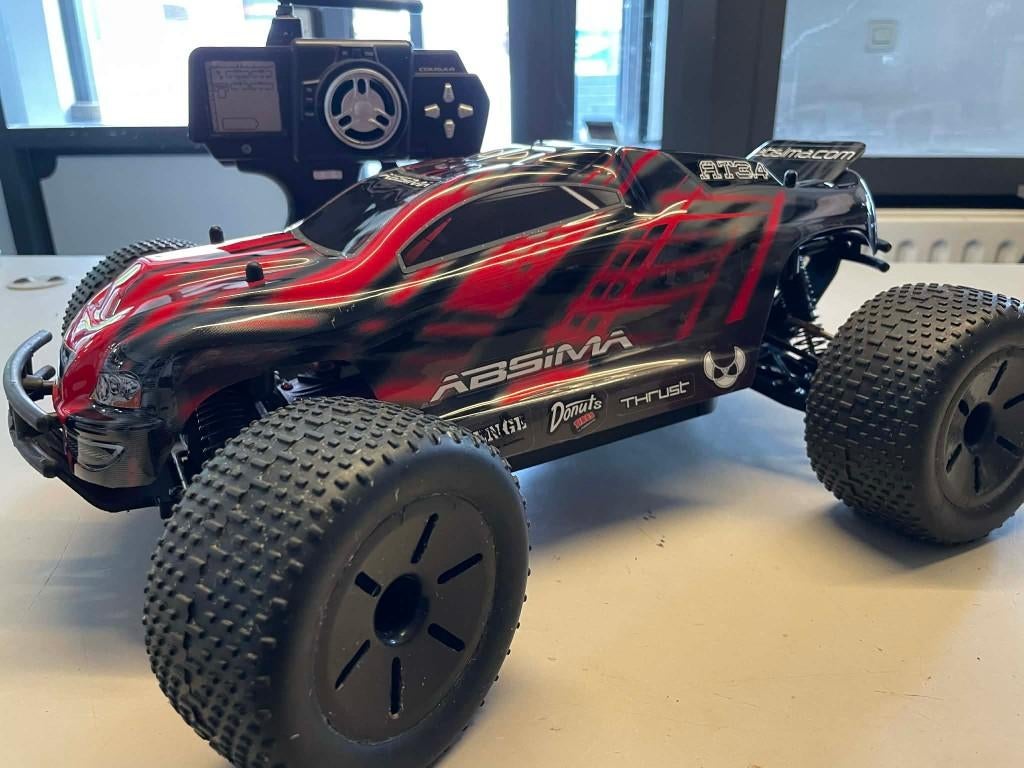 ABSIMA AT3.4 Brushless 4x4 Truggy Stadium Truck, Elektro, Gebruikt, Auto offroad, Ophalen of Verzenden