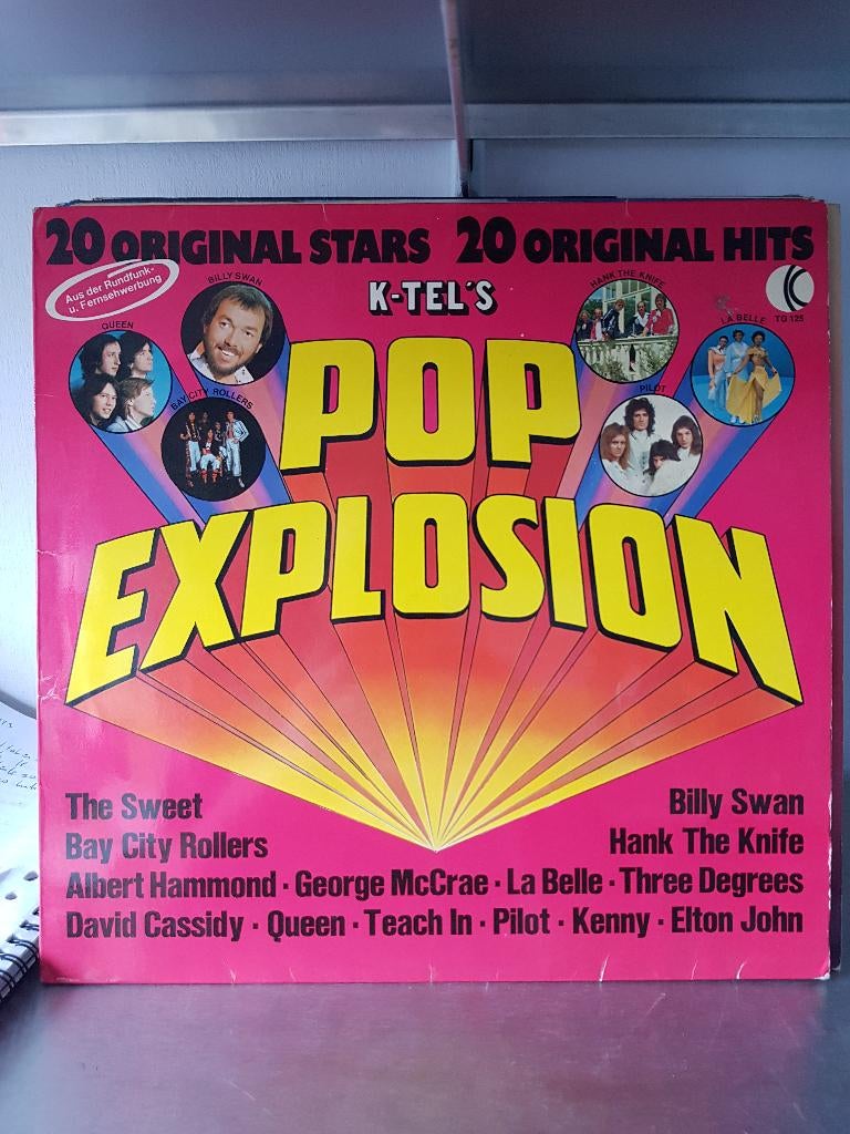 lp K-Tel's pop explosion (Z233-178), Cd's en Dvd's, Vinyl | Verzamelalbums, Ophalen of Verzenden, Zo goed als nieuw, 12 inch, Pop