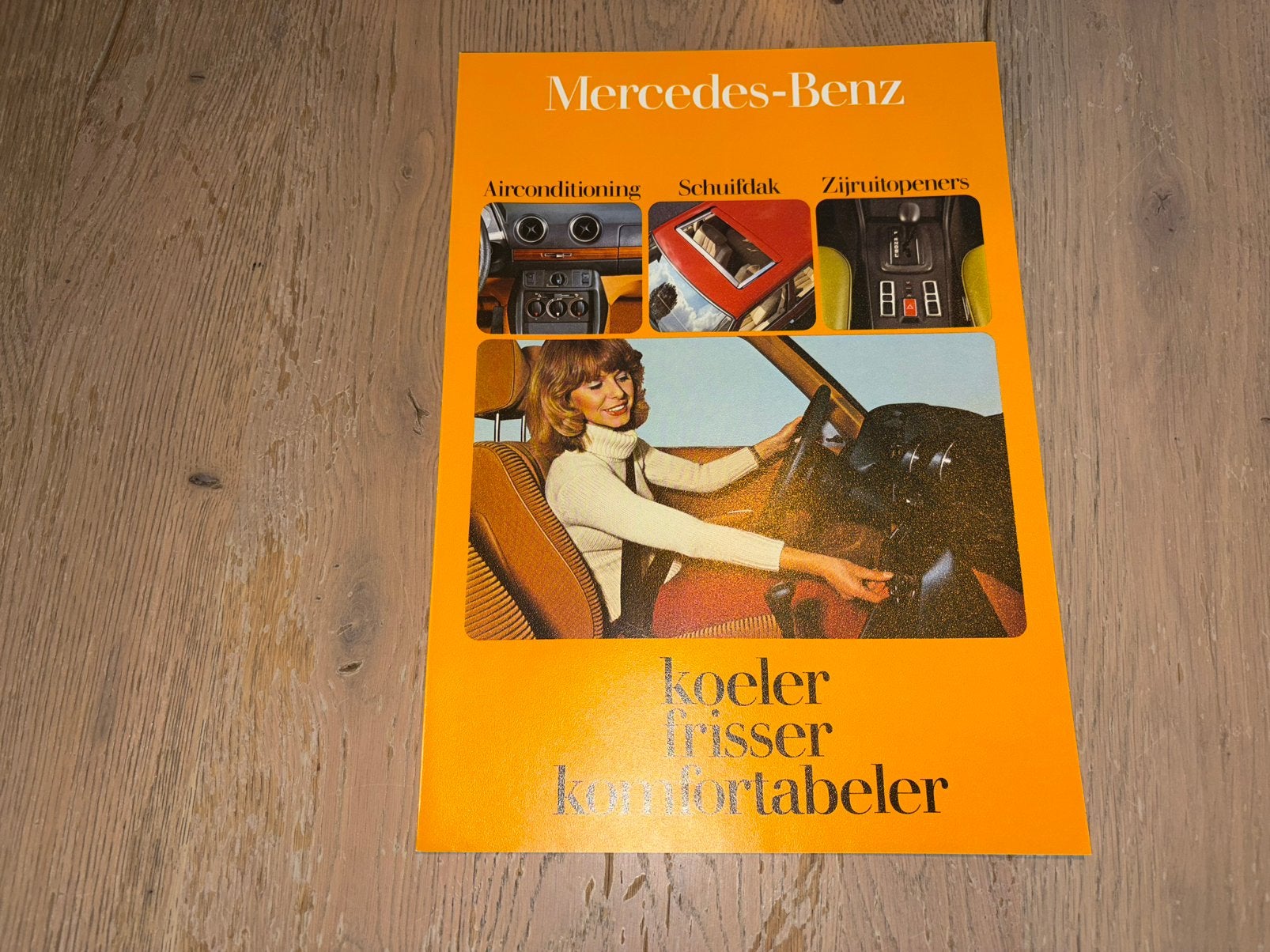 Folder Mercedes-Benz accessoires 1979, Boeken, Auto's | Folders en Tijdschriften, Ophalen of Verzenden, Zo goed als nieuw, Mercedes