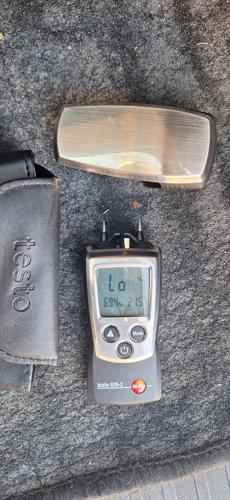 Testo 606-2 Vochtigheidsmeter voor hout en bouwmaterialen, Doe-het-zelf en Verbouw, Meetapparatuur, Ophalen of Verzenden
