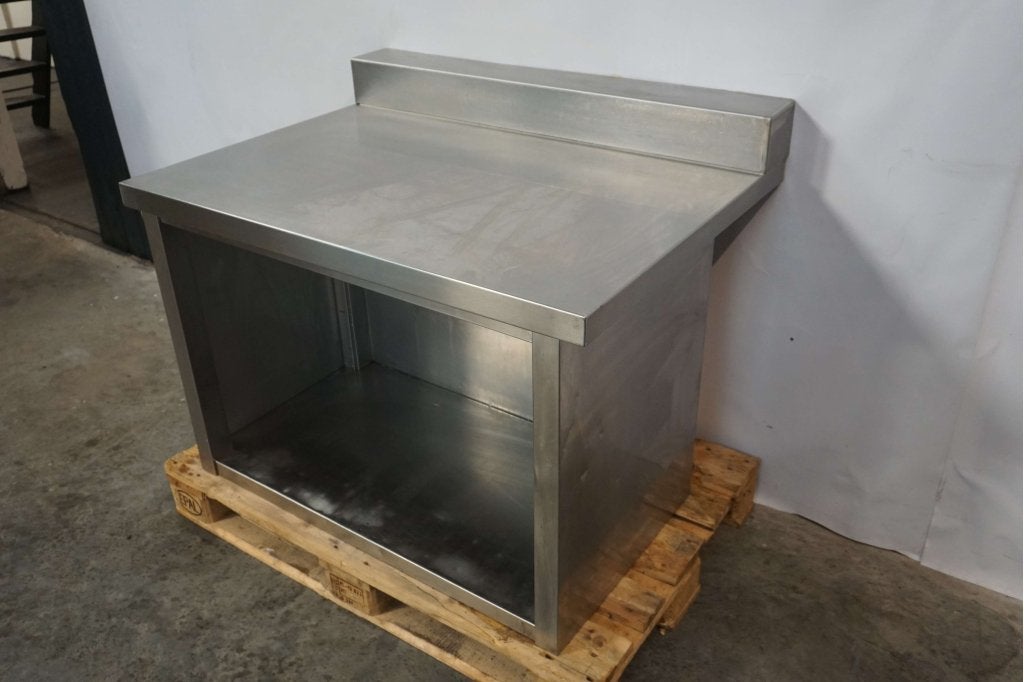 RVS werktafel werkbank tafel  | 105x81, Gebruikt, RVS Meubilair, Niet ingevuld, Niet ingevuld