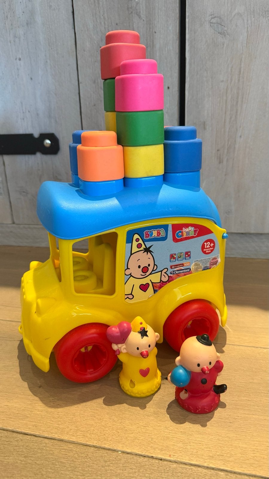 Bumba en Bumbalu schoolbus met speelblokken, Ophalen, Gebruikt, Auto, Met wieltjes