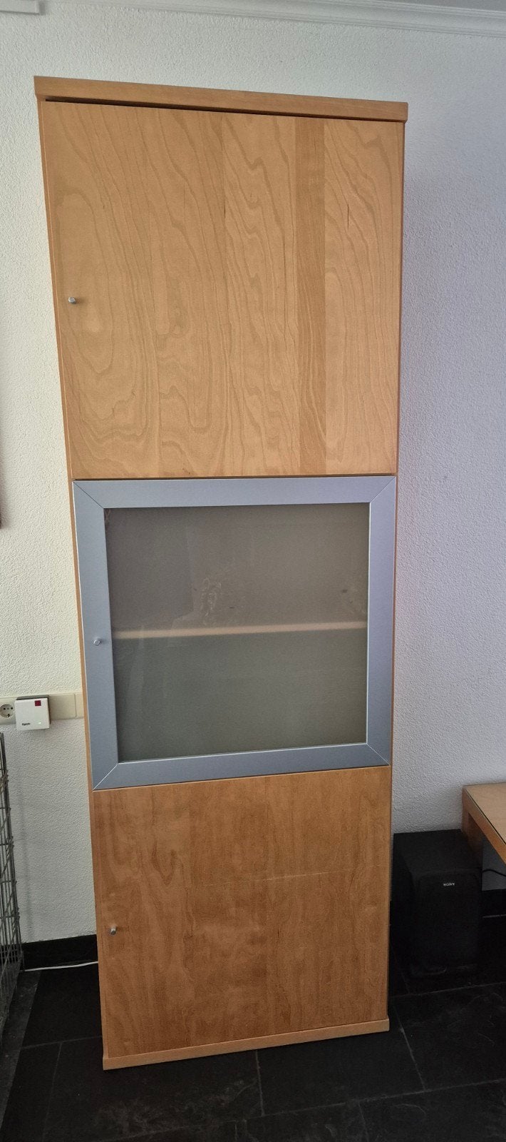 Moderne strakke Ikea wandkast breed 72, hoog 218, diep 40, Huis en Inrichting, Ophalen, Zo goed als nieuw, 25 tot 50 cm, Minder dan 150 cm