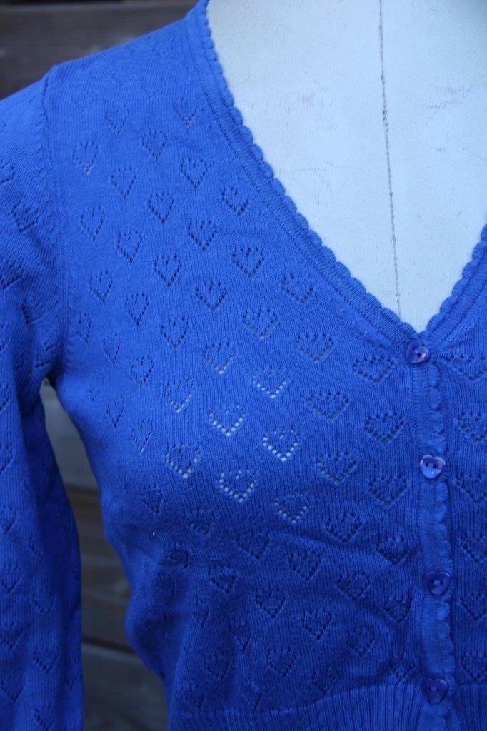 Vest blauw King Louie mt S Vaste prijs, Blauw, Ophalen of Verzenden, Zo goed als nieuw, King Louie