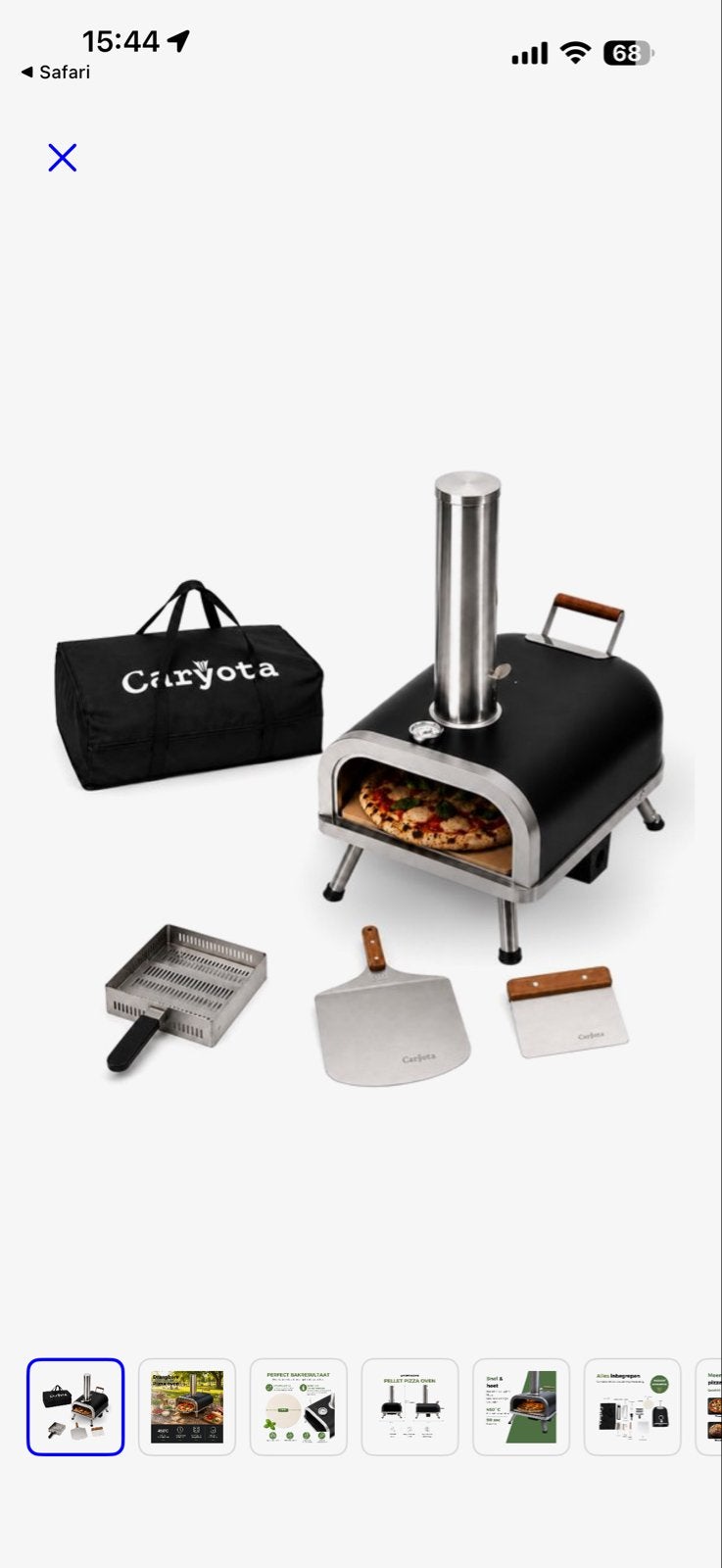 Caryota Pellet Pizza Oven - Nieuw in doos, Ophalen, Nieuw