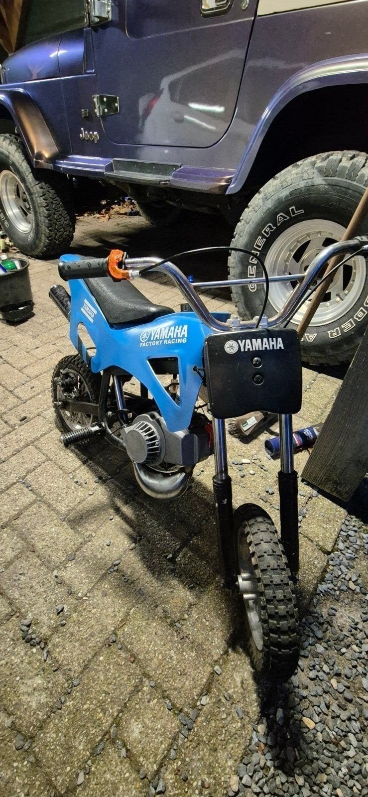 Minibike Loopt 50+ ook te ruil tegen een elektrische crosser, Fietsen en Brommers, Minibikes, Midibikes en Pitbikes, Ophalen, Gebruikt
