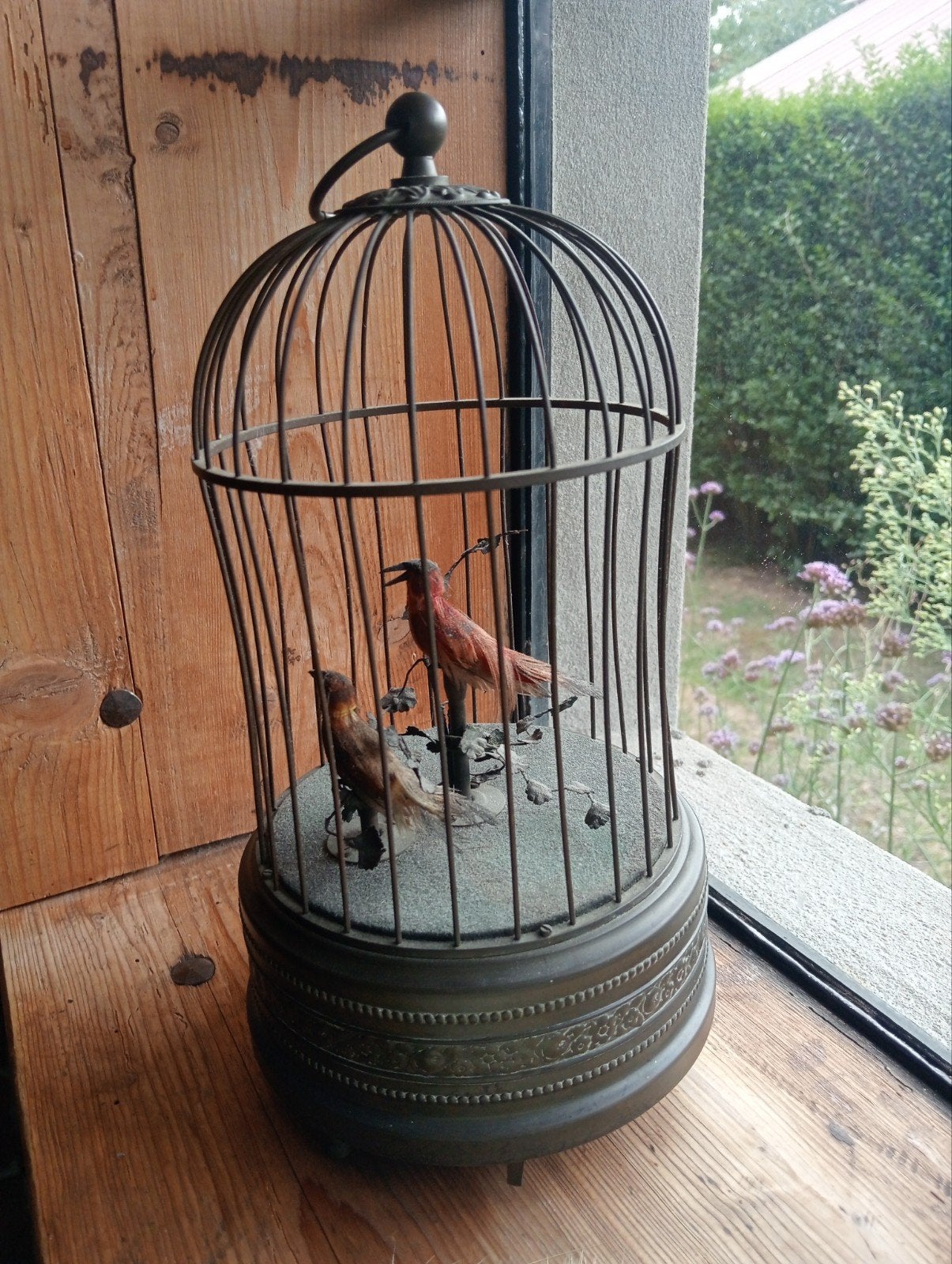 Vogelkooi muziekdoos fluitende vogels, Ophalen of Verzenden