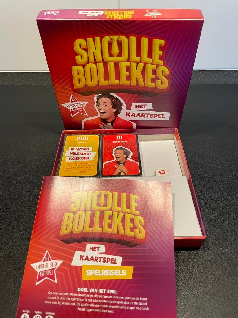 Snollebollekes kaartspel nieuw in de doos vanaf 10 jaar, Ophalen of Verzenden, Zo goed als nieuw