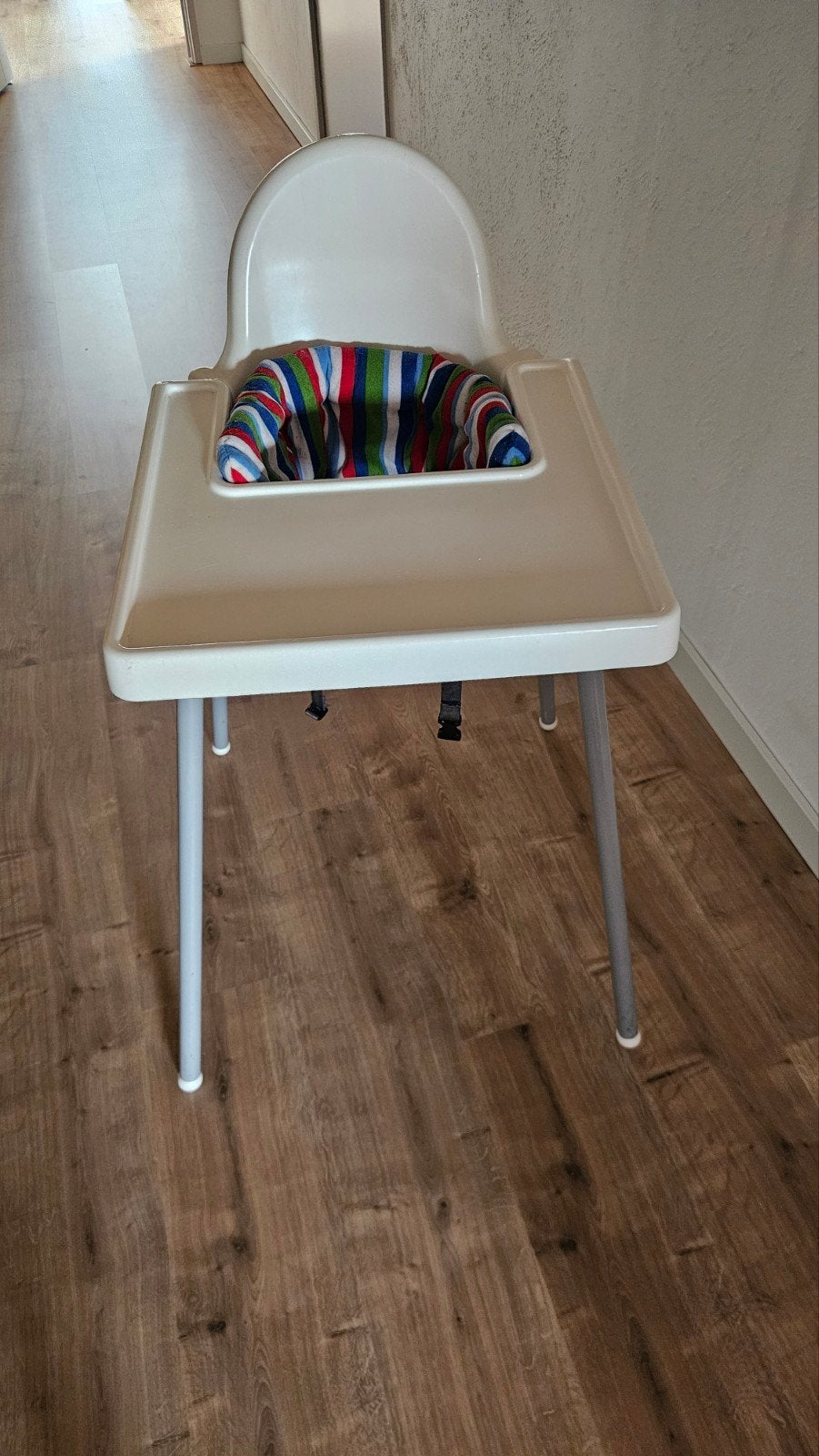 IKEA Antilop kinderstoel met kussen, Ophalen, Gebruikt, Overige typen, Gordel(s)