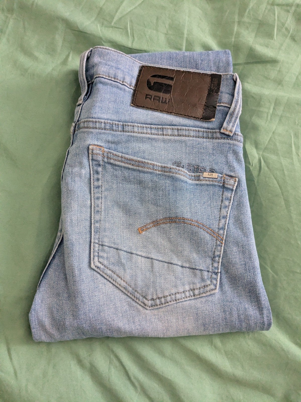 G-Star RAW Jeans - Lichtblauw - W28 L32, Kleding | Heren, Blauw, Overige jeansmaten, Ophalen of Verzenden, Gedragen