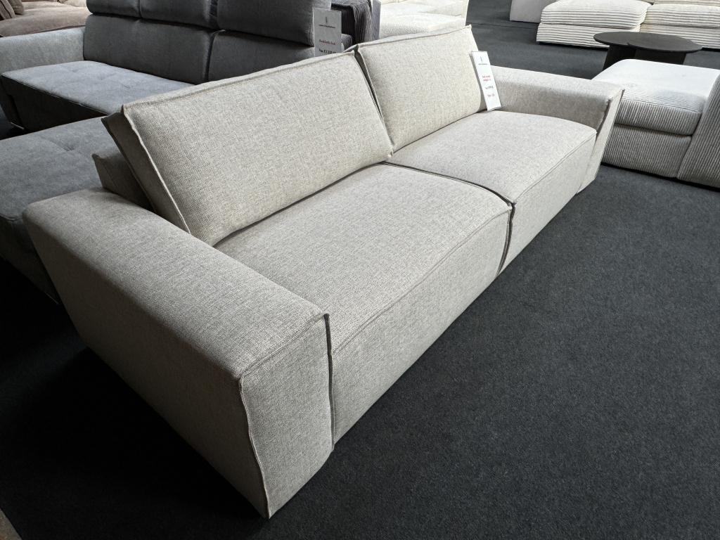 !!ACTIE!! Mack 3 zits bank recycled zandgrijs NIEUW, Niet ingevuld, Niet ingevuld, 75 tot 100 cm, Rechte bank