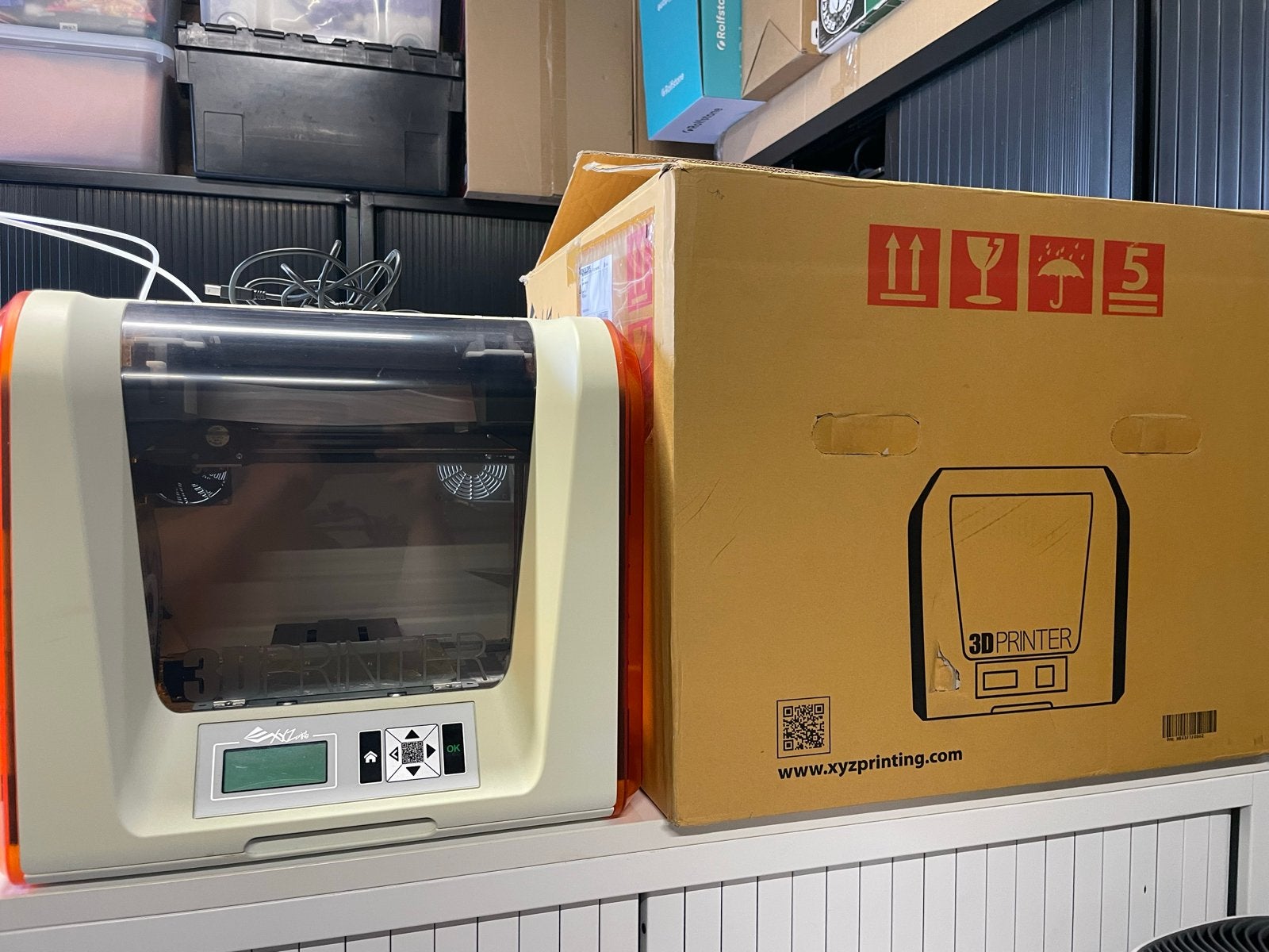 XYZ da Vinci Junior 1.0 3D printer, Computers en Software, 3D Printers, Ophalen of Verzenden, Zo goed als nieuw