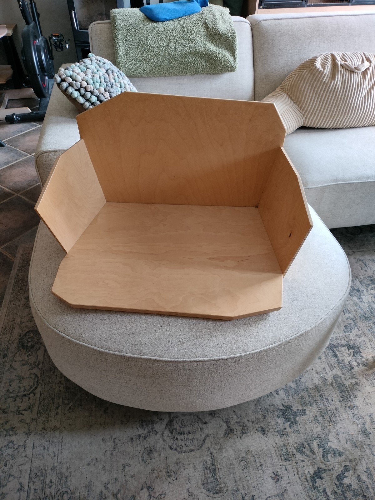 Jaartafel basis van hout, Ophalen, Minder dan 45 cm, Gebruikt, 55 tot 75 cm