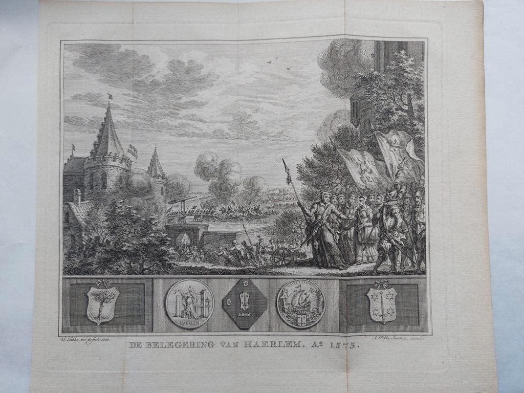 24 / Belegering van Haarlem - Haerlem anno 1575, Ophalen of Verzenden