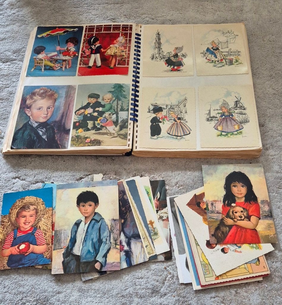 292 stuks gekleurde vintage ansichtkaarten., Ophalen of Verzenden, 1960 tot 1980, Gelopen, Noord-Brabant