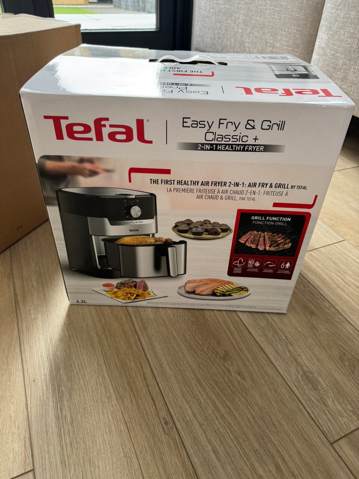 Tefal Easy Fry & Grill XL | Airfryer + Grill | Als nieuw, Ophalen, Zo goed als nieuw, Airfryer XL