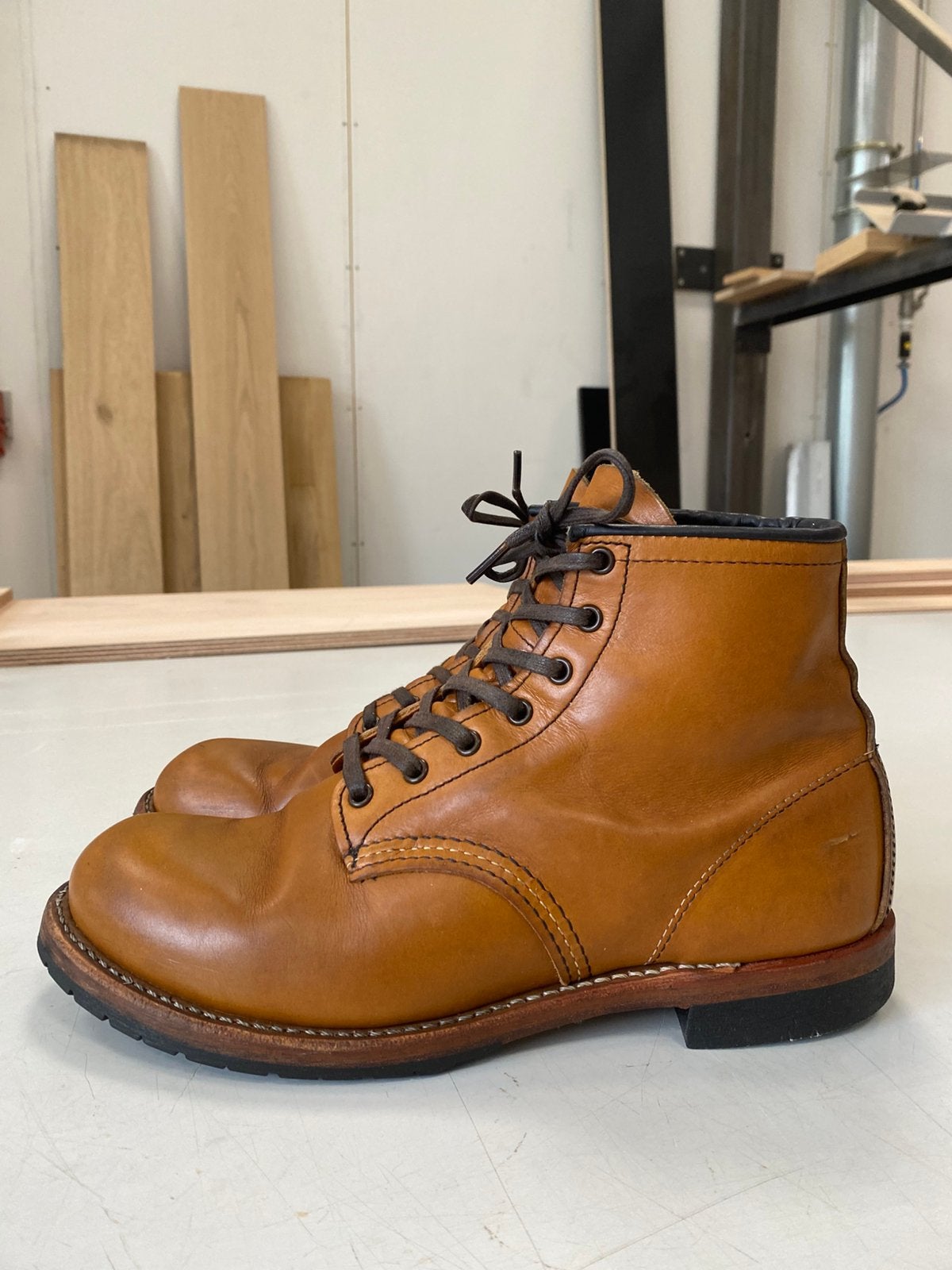 Red Wing 9013 Beckman Chestnut Festherstone US7,5D/41, Kleding | Heren, Bruin, Boots, Ophalen of Verzenden, Zo goed als nieuw