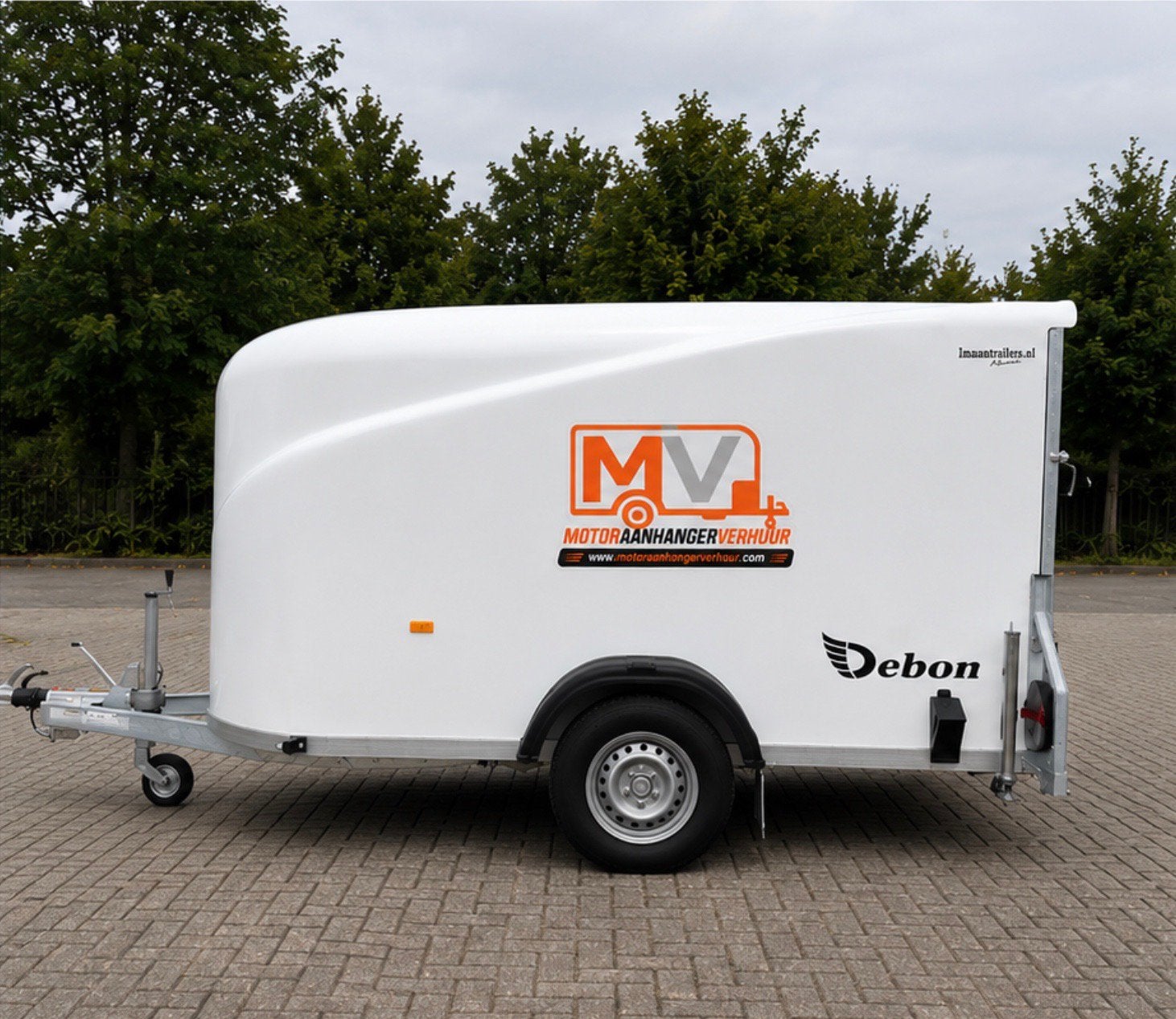 Debon Cargo 1300 aanhanger TE HUUR, Diensten en Vakmensen, Verhuur | Auto en Motor, Aanhangwagen