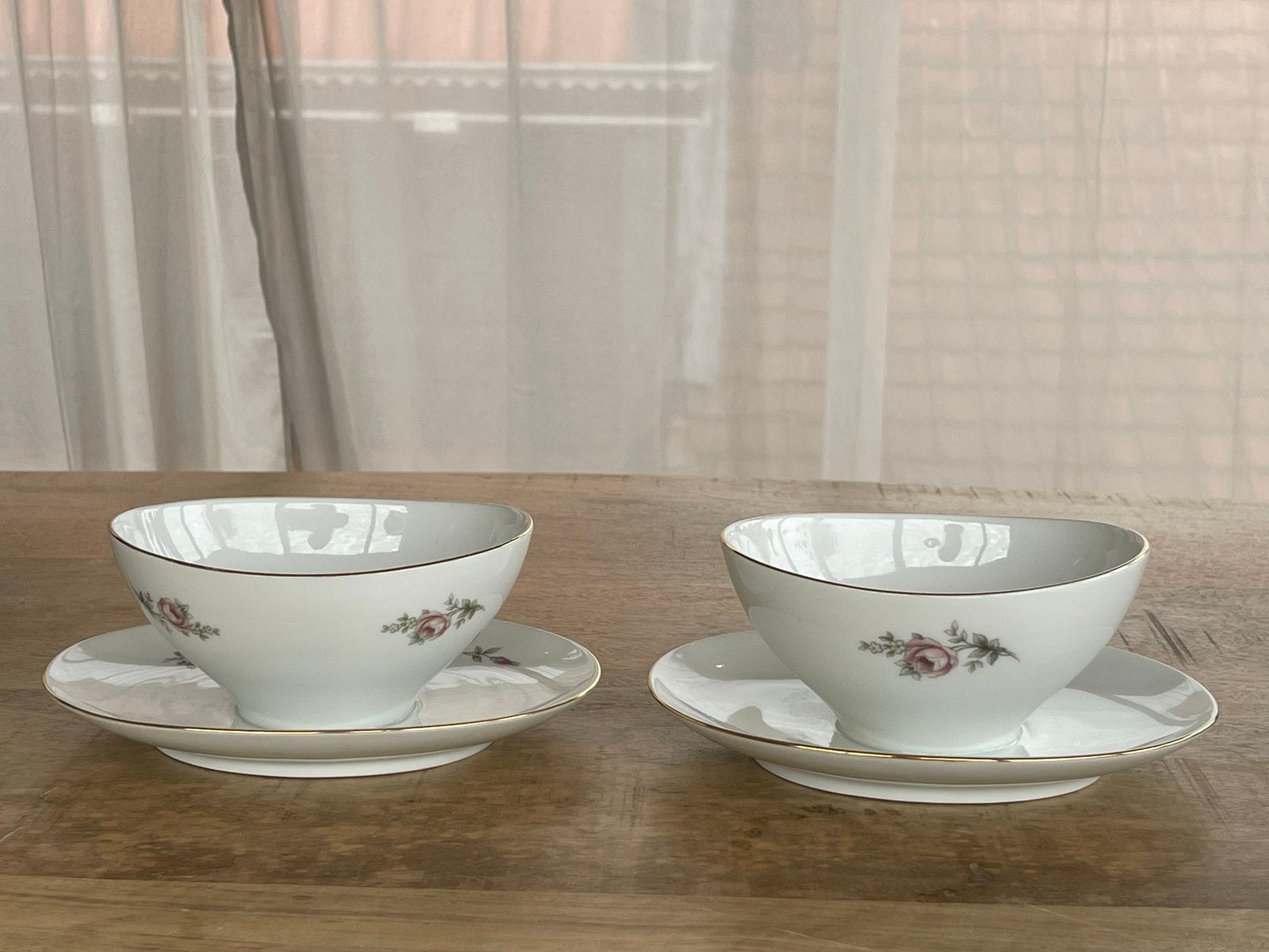 Vintage Set van 2 Johann Haviland Bavaria porseleinen kommen, Ophalen of Verzenden