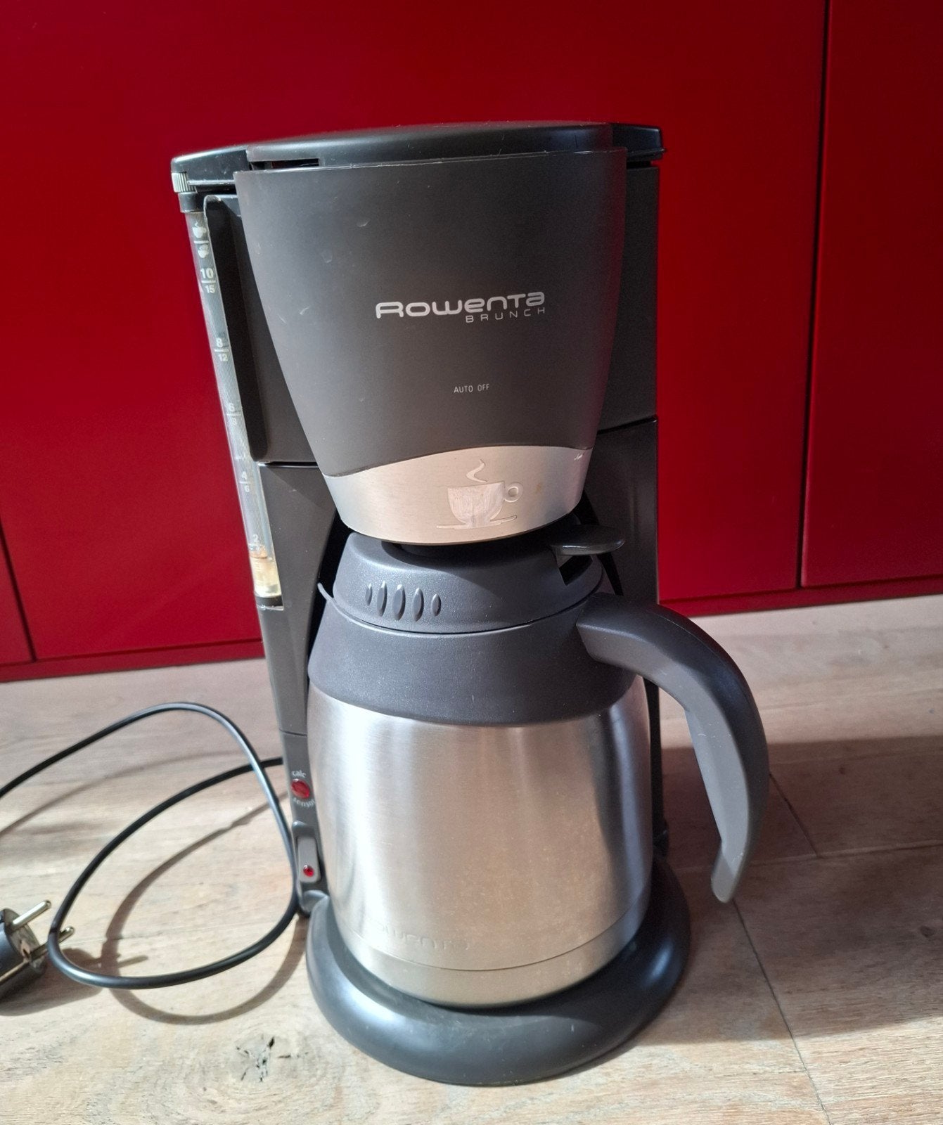 Rowenta Brunch filterkoffiezetapparaat met RVS thermoskan., Witgoed en Apparatuur, Koffiezetapparaten, 10 kopjes of meer, Ophalen of Verzenden