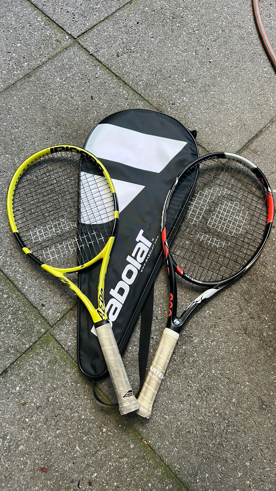 2 Jeugdtennisrackets. uit 2020, Ophalen, Gebruikt, Racket, Overige merken