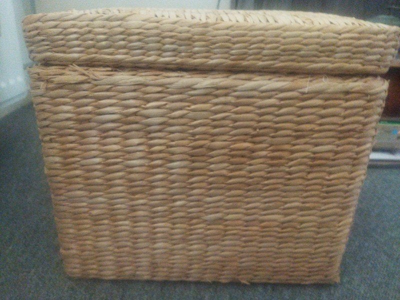 lectuur mand, Ophalen of Verzenden, Rond, Riet
