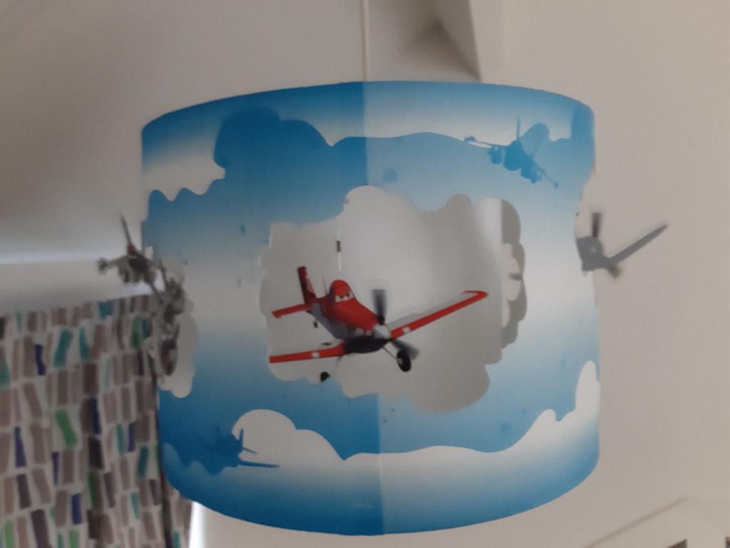 Disney Planes hanglamp voor kinderkamer, Ophalen of Verzenden, Gebruikt, Lamp