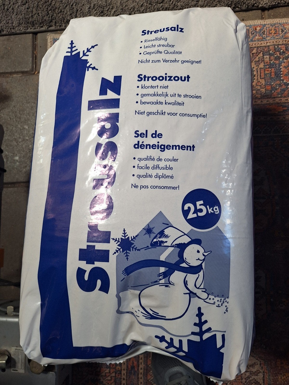strooizout, Ophalen, Overige typen