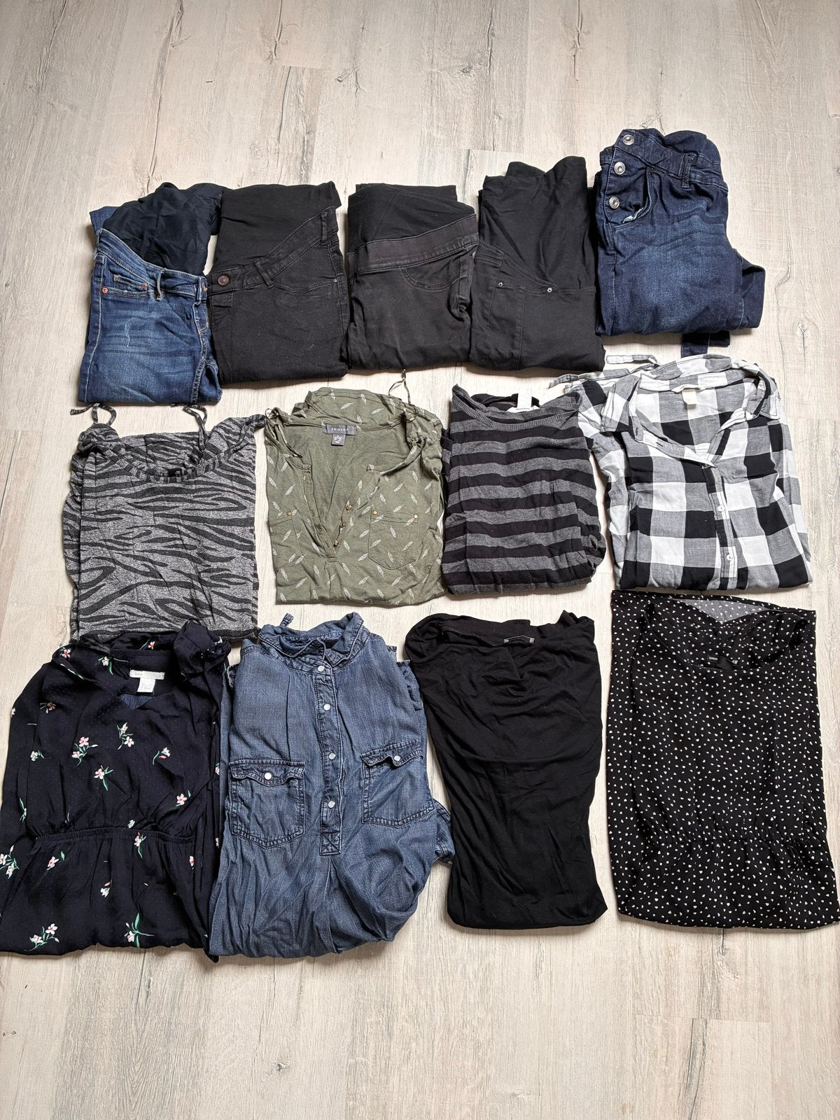 Zwangerschapskledingpakket S/M, Meerkleurig, Jurk, Gedragen, Ophalen