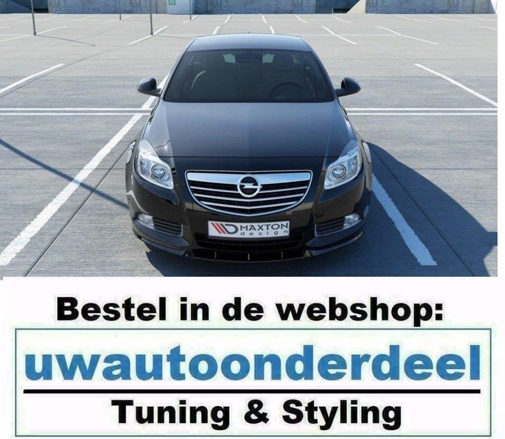 Maxton Opel Spoiler Lip Splitter Voor Insignia MK1, Verzenden, Automotive Parts, A.parts@hotmail.nl, Trasmolenlaan 12 3447 GZ Woerden