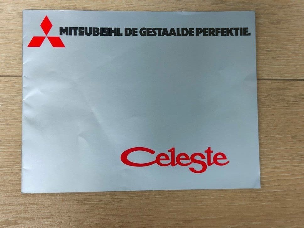 Autofolder Mitsubishi Celeste ( 2), Ophalen of Verzenden, Zo goed als nieuw, Mitsubishi