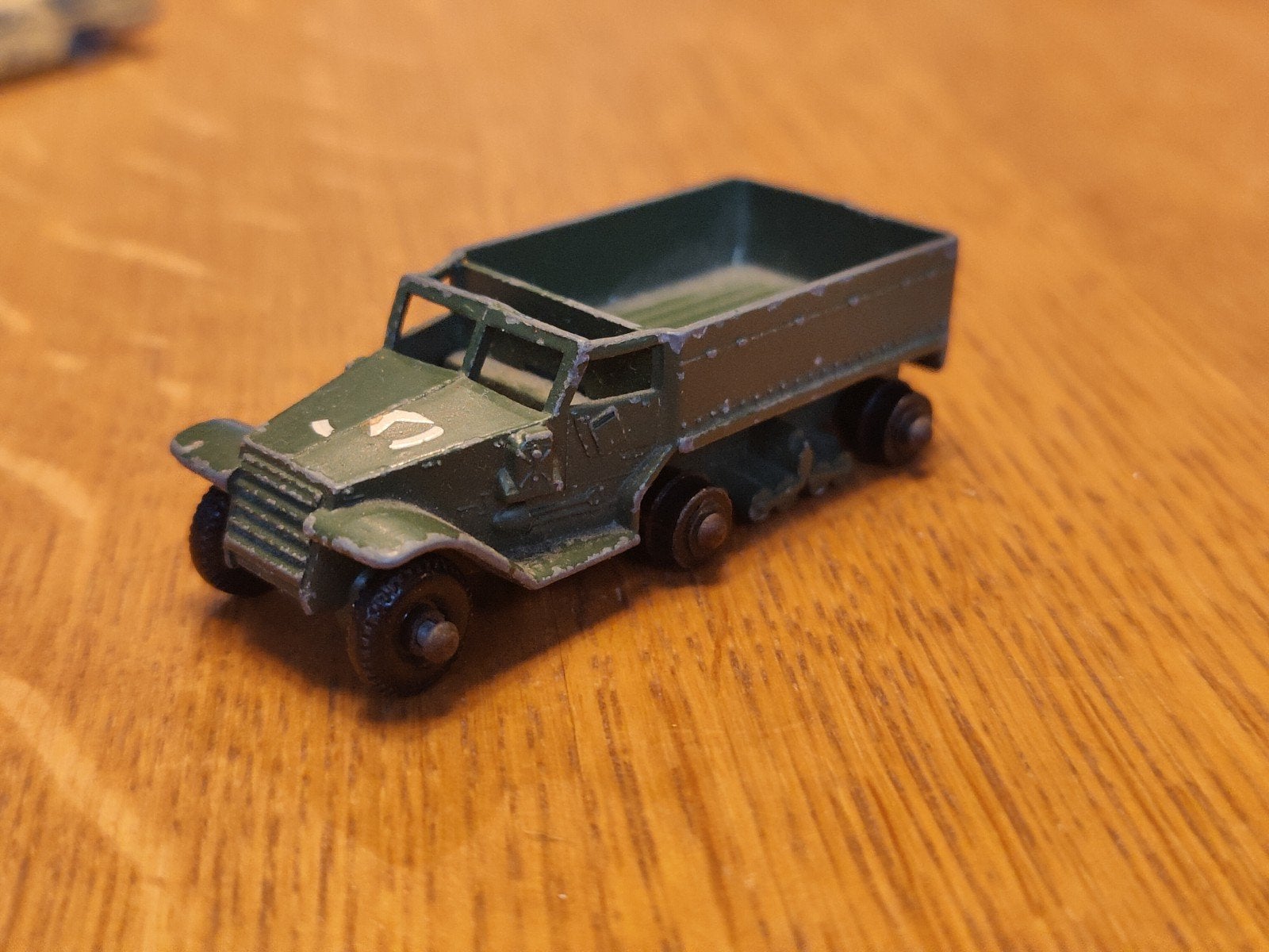 M3 Personnel Carrier Leger Matchbox, Ophalen of Verzenden, Zo goed als nieuw, Auto