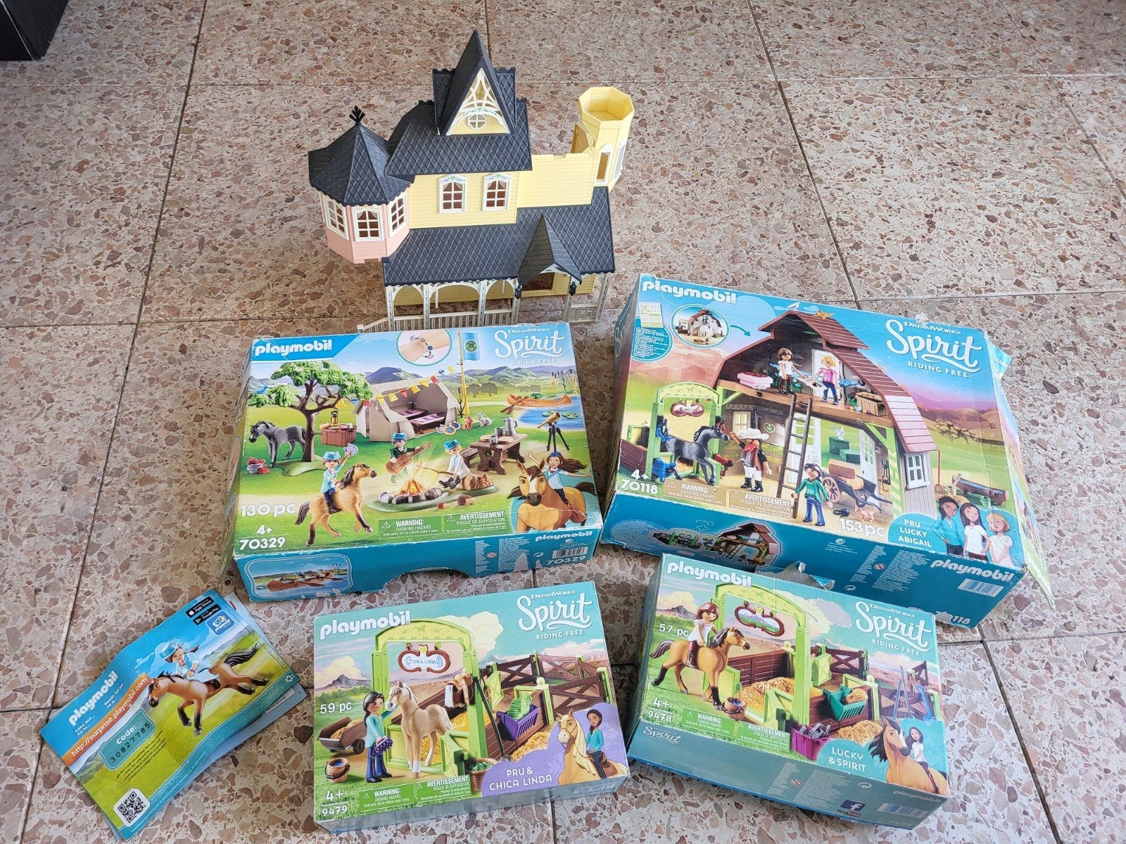 Grote collectie Playmobil Spirit sets, Ophalen of Verzenden, Zo goed als nieuw