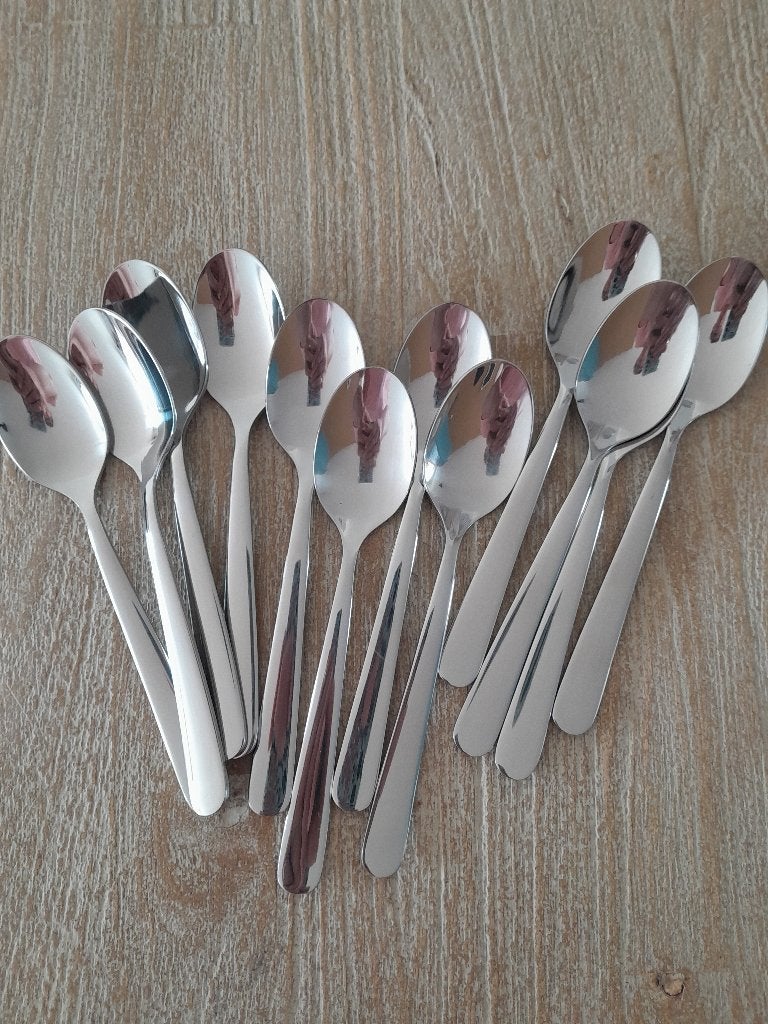 Theelepel koffielepel 12 stuks ikea martorp, Los bestek, Rvs of Chroom, Theelepel, Ophalen