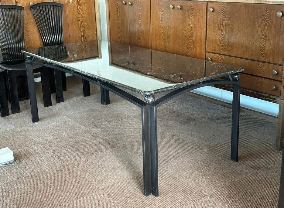 Marble diningtable, Antiek en Kunst, Antiek | Meubels | Tafels, Ophalen