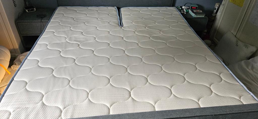 Topper splitter Gazella Breeze I,  210x180 swiss sense, Ophalen, 210 cm, Tweepersoons, Zo goed als nieuw