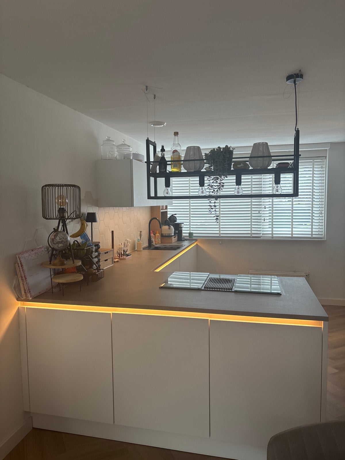 Nolte Keuken met Schiereiland en Verlichting, Huis en Inrichting, Keuken | Complete keukens, Ophalen, Gebruikt, Overige materialen