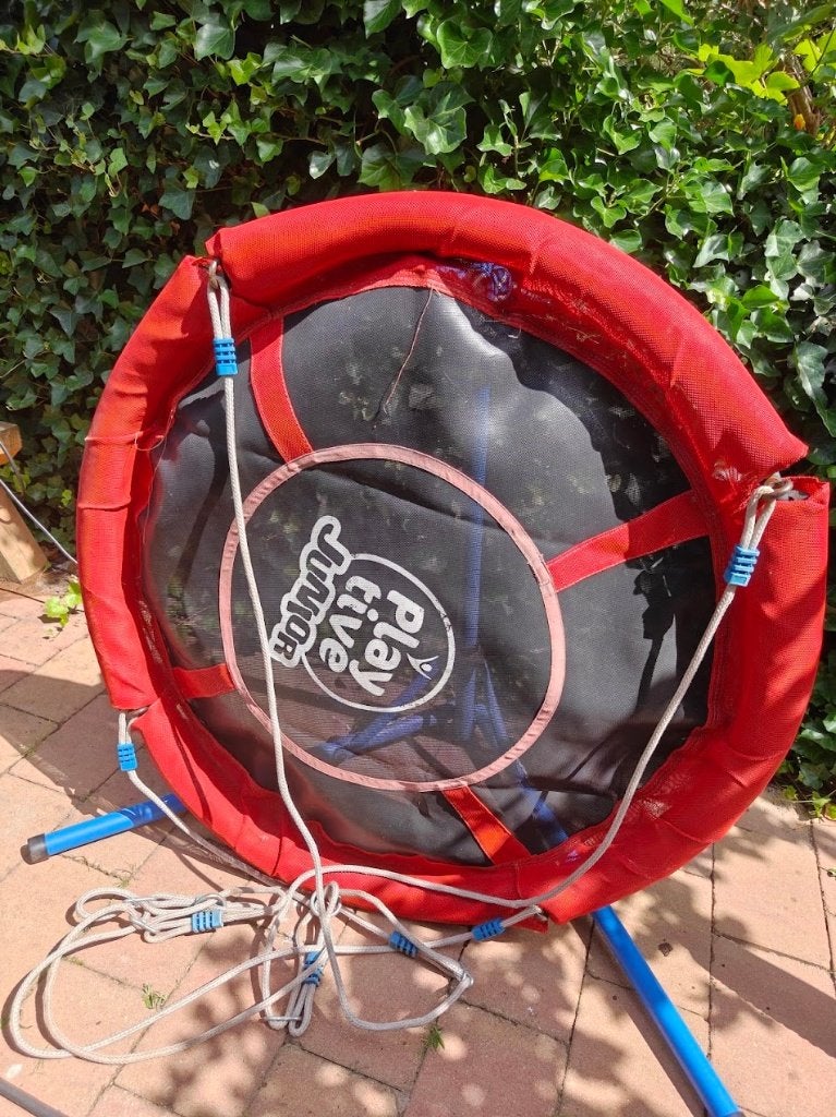 Playtime netschommel, Kinderen en Baby's, Speelgoed | Buiten | Speeltoestellen, Ophalen, Gebruikt, Schommel