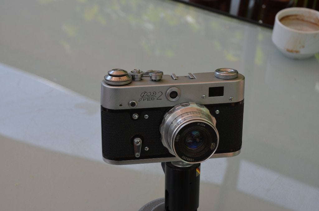 FED 2 Meetzoekercamera – Industar-26M 50mm f/2.8, Ophalen of Verzenden, Zo goed als nieuw, Compact, Overige Merken